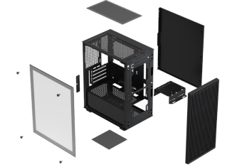 Корпус XASTRA A307M FRGB mATX Bllack