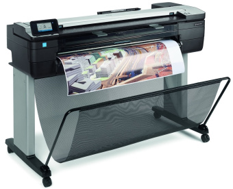Плоттер HP Designjet T830 (24"/610 мм, 26сек/стр формата A1, USB&LAN&WiFi) + подставка