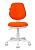 Кресло Бюрократ CH-W213 (ткань, пружинно-винтовой мех. качания, крест. пластик, до 100 кг) Оранжевый