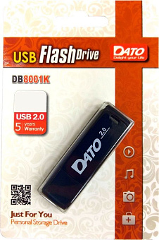 Флешка 64Gb DATO DB8001 USB black