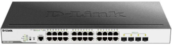 Коммутатор 24 port D-Link DGS-3000-28LP/B1A 1000 Мбит/сек 24*PoE 4*SFP