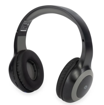 Наушники беспроводные Digma BT-15 Bluetooth, черный/серый
