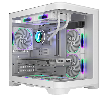 Корпус 1STPLAYER UVIEW UV5 mATX белый