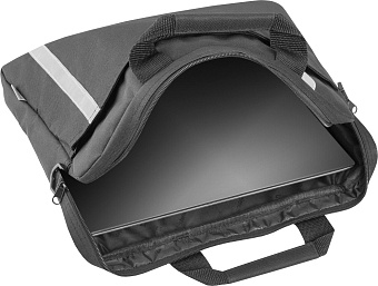 Сумка для ноутбука 15" Defender Shiny полиэстер, Черный