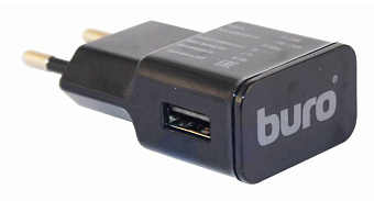 Сетевое зарядное устройство Buro TJ-159 10W USB-A Black