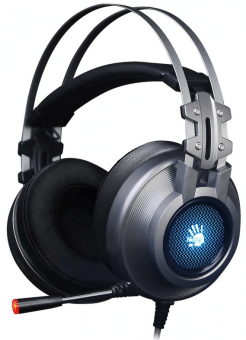 Наушники проводные A4Tech Bloody G525 (микрофон, 20 - 20 000 Гц, 7.1 Surround (виртуальный)) серый