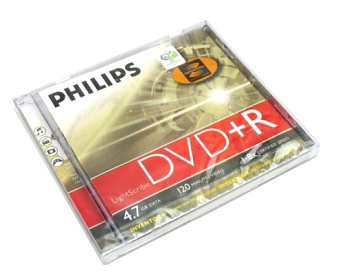 Диск DVD+R 4,7Gb Philips 4.7 Gb, 16x, Slim Case