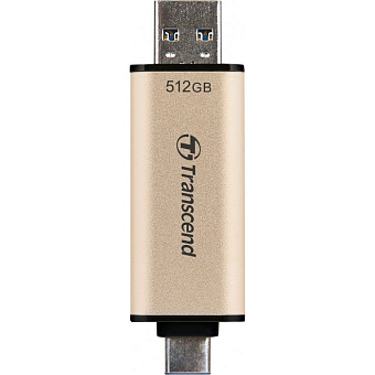 Флешка 512Gb Transcend JetFlash 930C USB3.0+USB-C, черный