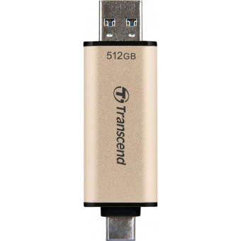 Флешка 512Gb Transcend JetFlash 930C USB3.0+USB-C, черный
