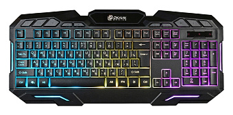 Клавиатура проводная Oklick 700G DYNASTY Rainbow Led 1.6m Black