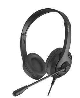 Наушники проводные A4Tech Fstyler FH100U 2м накладные USB черный
