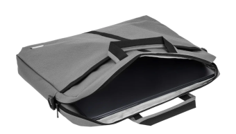 Сумка для ноутбука 17'' Digma W-210  полиэстер серый/черный