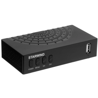 Тюнер TV Starwind CT-220 DVB-T2, черный