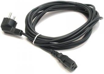 Кабель питания 220V  4.5м, Schuko- C13,  6А, Cablexpert черный