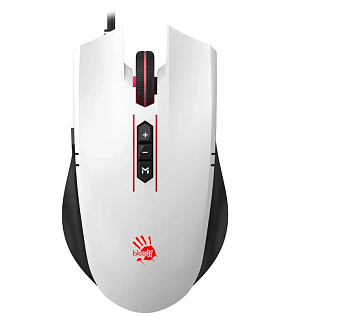Мышь проводная A4Tech Bloody ES7 6000dpi White