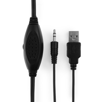 Акустическая система Гарнизон GSP-110 (2x3W, питание USB) black-blue