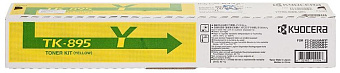 Картридж лазерный Kyocera TK-895Y для FS-C8020/8025/8520/8525, 6000 стр. желтый