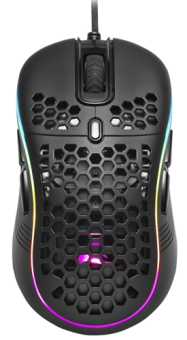 Мышь проводная Sharkoon Light2 S 6200dpi RGB Black