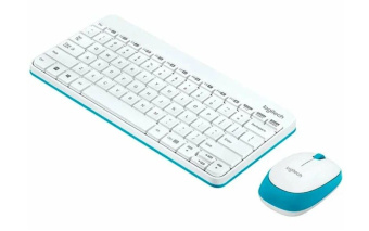 Комплект беспроводной (клавиатура+мышь) Logitech MK245 Wireless Combo белый