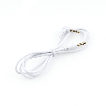 Кабель аудио-видео 3.5Jack (m) < - > 3.5Jack (m)  1.0м, Cablexpert, угловой, блистер, белый