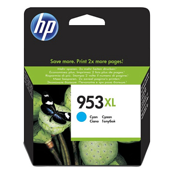Картридж струйный HP 953XL (F6U16AE) для HP OJP 8710/8715/8720/8730/8210/8725, голубой