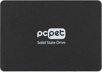 Накопитель SSD SATA 512Gb PC Pet PCPS512G2 (3D, 500/450 Мбайт/сек)