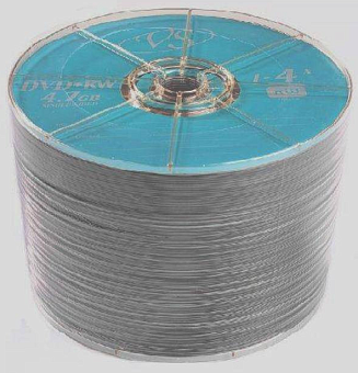 Диск DVD+RW 4,7Gb VS 4x Cake Box (50шт.)