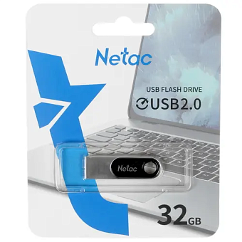 Флешка 32Gb Netac U278 USB2.0 металлическая матовая