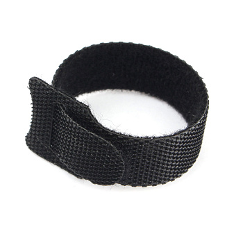 Хомуты-липучки Velcro VT-110x11BK  110x11 мм, 12 шт., черные