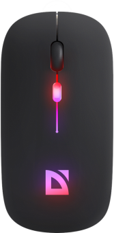 Мышь беспроводная Defender Touch MM-997 Bluetooth RGB 400mAh черный