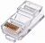 Коннектор RJ-45, кат.5 (универсальный, со сквозным отверстием)
