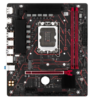 Материнская плата Socket-1700 Maxsun MS-Meterstone H610M 2.5G (H610) 2*DDR4 DP HDMI mATX