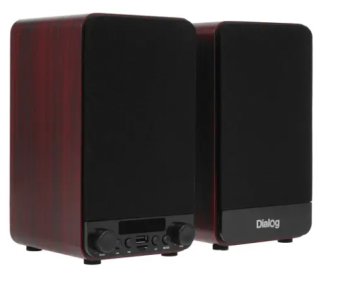 Акустическая система Dialog Jazz AJ-13 BROWN (30W, 2.0, 2*15W, Bluetooth, USB+microSD)
