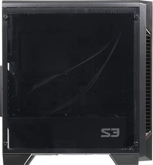 Корпус Zalman S3 TG (MidiTower, 2*USB2.0, 1*USB3.0, Tempered Glass, ATX, без БП) чёрный