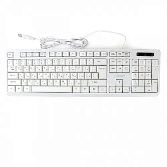 Клавиатура проводная Gembird KB-8355U White