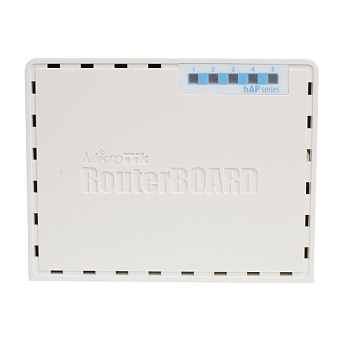 Wi-Fi роутер Mikrotik RB951Ui-2nD (802.11b/g/n, 2.4 ГГц, 5*LAN, PoE, USB)