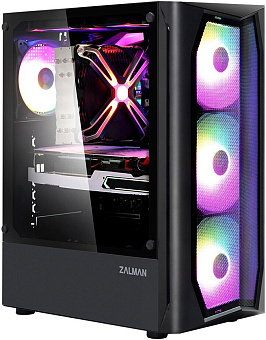 Корпус Zalman N4 (MidiTower, 2*USB2.0, 1*USB3.0, ATX, без БП) чёрный