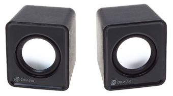 Акустическая система OKLICK OK-331 (2х3W, питание от USB) черный
