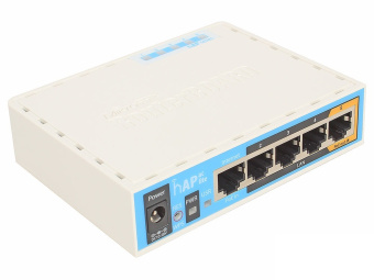 Wi-Fi роутер Mikrotik RB952Ui-5ac2nD (802.11ac, 2.4 ГГц, 5 ГГц, 4*LAN, PoE, USB)