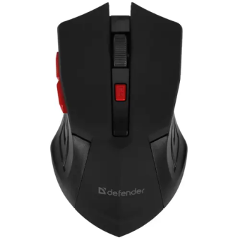 Мышь беспроводная Defender Accura MM-275 черный/красный