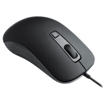 Мышь проводная Оклик 155M серебристый