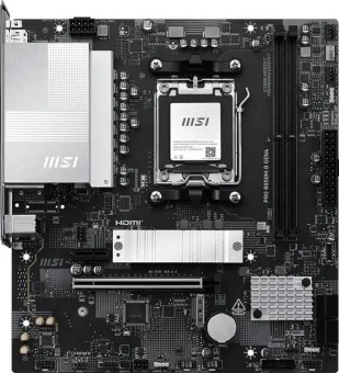 Материнская плата Socket AM5 MSI PPRO B850M-B GEN4 (B850) 2*DDR5 HDMI DP mATX