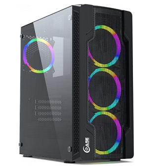 Корпус Powercase Mistral X4 Mesh LED ATX Black