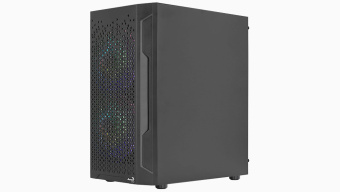 Корпус Aerocool Trinity Mini-G-BK-v2 (MidiTower, 2*USB3.0, 1*USB2.0, mATX, без БП) Black