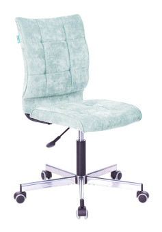 Кресло Бюрократ CH-330M (ткань, без мех. качания, крест. металл, до 120 кг) Серый