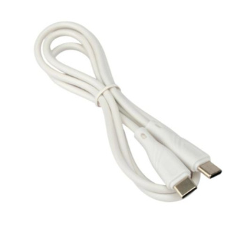 Кабель USB-C < - > USB-C, 1.0м, Cablexpert 60W White