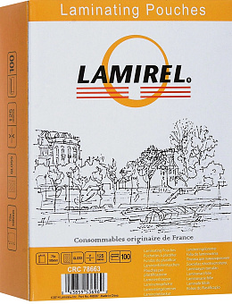 Плёнка для ламинирования Lamirel (75x105, 125мкм, 100шт)