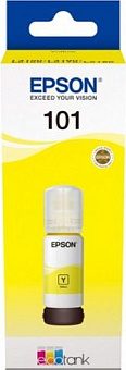 Картридж струйный EPSON 101 для Epson L4150/L4160/L6160/L6170, жёлтый