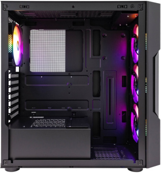 Корпус 1STPLAYER TRILOBITE T7-P LED ATX чёрный