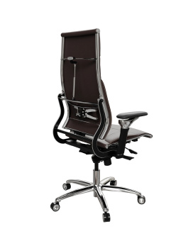 Кресло МЕТТА M L1-10D (2FF.50.1.7A) - ЭкоКожа(Инфинити) Темно-Коричневый
